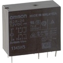 Rele marca OMRON Serie G2R; Bobina 12VDC Contactos CO 2            