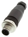 Conector macho marca PEPPERL+FUSHS diametro M12 recto con codificación A, 4 pines