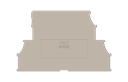 Tapadera de bornera portafusible doble