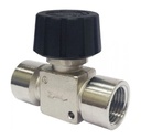 Valvula de Regulacion de Caudal marca CAMOZZI Serie 28; Diametro Conexion G1/4 Rango Presion 10bar/145psi
