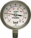 Manometro marca WINTERS Serie PFP; Rango 0-100 psi/kPa Caratula 2.5in / 63mm Conexion Rosca 1/4in NPT            