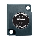 Actuador Lateral / Frontal  para Sensor de seguridad CSS34 marca SCHMERSAL Serie CST 34; Dimensiones 35x27x12mm                