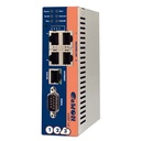 Router Ethernet – Industrial con VPN p/ acceso remoto COSY 141 marca EWON Serie EC5141; Alimentacion 24VDC Puertos 4x puertos LAN /WAN - RJ45 Ethernet, 1x serie RS232 / 485              