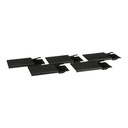 Set Placa Extension (4.5) marca SQUARE D Serie HLW; Unidades x5                