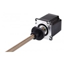 Motor Paso A Paso Bipolar / Actuador Lineal Externo Nema 23 marca GENERICO Serie 23LS22; Amperaje 2A Voltaje 7.2V Varilla rosca Tr11 x 2 de 150mm            
