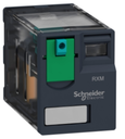 Rele marca Schneider Electric Serie RXM; Amperaje 12A Bobina 24VDC Contactos CO 2