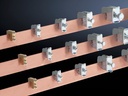 Abrazadera de ajuste radial marca RITTAL Serie SV; Medidas 10.5x11mm Material Acero galvanizado        