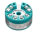 Transmisor de temperatura programable/ montaje en Cabezote forma B marca Siemens Serie SITRANS; Entrada Pt100, Pt1000, Termocupla (J, K, N, S, R) para 2 Hilos Rango  0-100°C Salida 4-20mA            