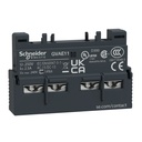 Contacto Auxiliar marca SCHNEIDER serie GVA; Contactos 1NO Contactos 1NC Frontal.