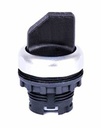 Cabezal de selector 2 posiciones con retorno Negro