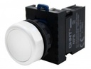 Pulsador Marca Chint NP8; Color Blanco; No Iluminado Momentáneo; Diámetro 22mm
