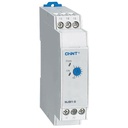 Rele Temporizador retardo a la conexion, marca CHINT bobina 230VAC. Rangos: 0.2-2/ 0.5-5/ 1-10/ 2-20/ 5-50/ 10-100/ 12-120 (s/min/h)