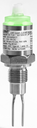 Interruptores de nivel para liquidos serie Vibranivo® diseño ultracompacto VN 7 de 64mm, CE/UKCA, con, Tproceso máx. 150 °C (302 °F), carcasa Ø35 mm 1.4404 (316 L), tapa PC, IP67, tipo 4X, conector M12, IO-Link de 3/4 cables, PNP, NPN, Push/Pull (certificado IO-Link no aún disponible), Rosca NPT 1/2", Acero inoxidable 1.4404 (316L), Ra<3.2um